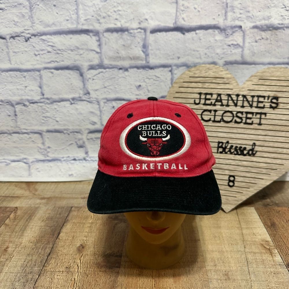 RARE Vintage Chicago Bulls Drew Pearson 90s Snapback Hat Jordan Era